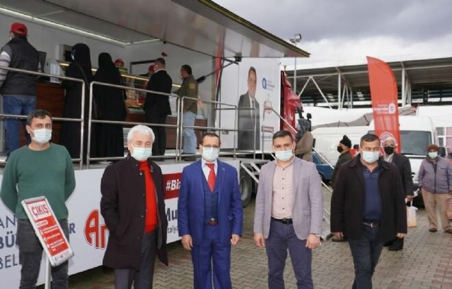 Halk Et Tırı’nda bir günde bir ton et ürünü satıldı